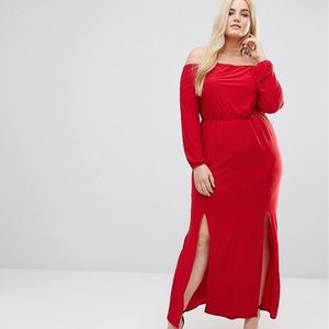 Asos Club L Bardot Maxi dress Sz 22/UK26